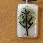 Glass pendant tree