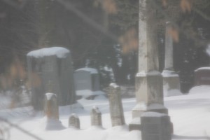 Gun control image of cemetery